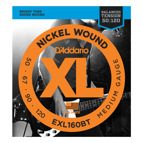 D'Addario EXL160BT - SET BASS BAL XL 50-120 LONG
