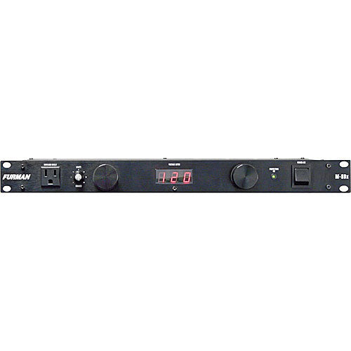 Furman M-8DX 15A Power Conditioner with 9 Outlets/Light/Voltmeter