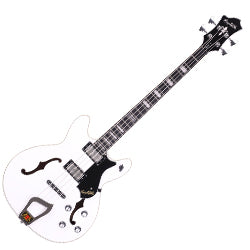 Hagstrom Viking Series Electric Bass Guitar - White
