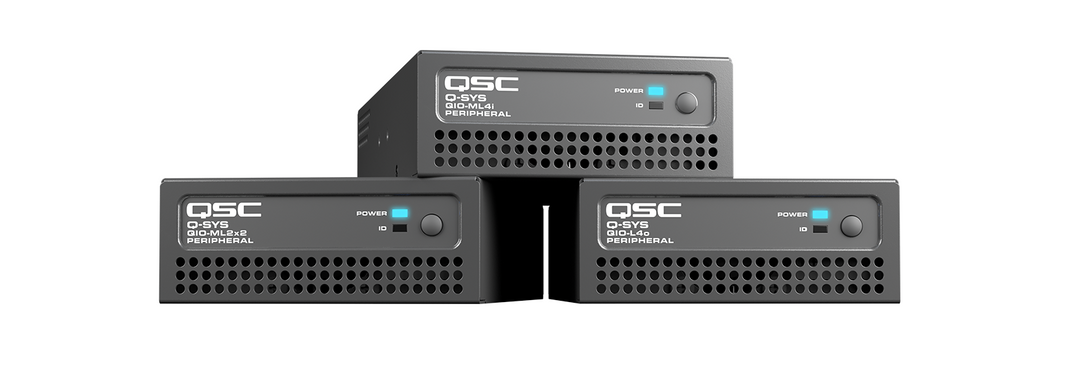 QSC QIO-ML4i Network Audio Expander 4 mic line inputs