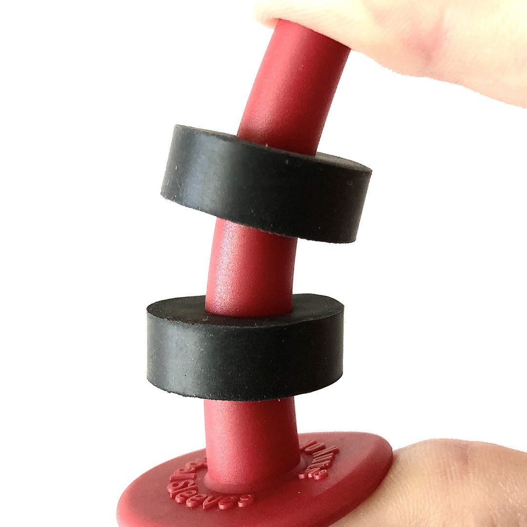 No Nuts 6001-No Nuts Cym Rings Black (6-Pack)