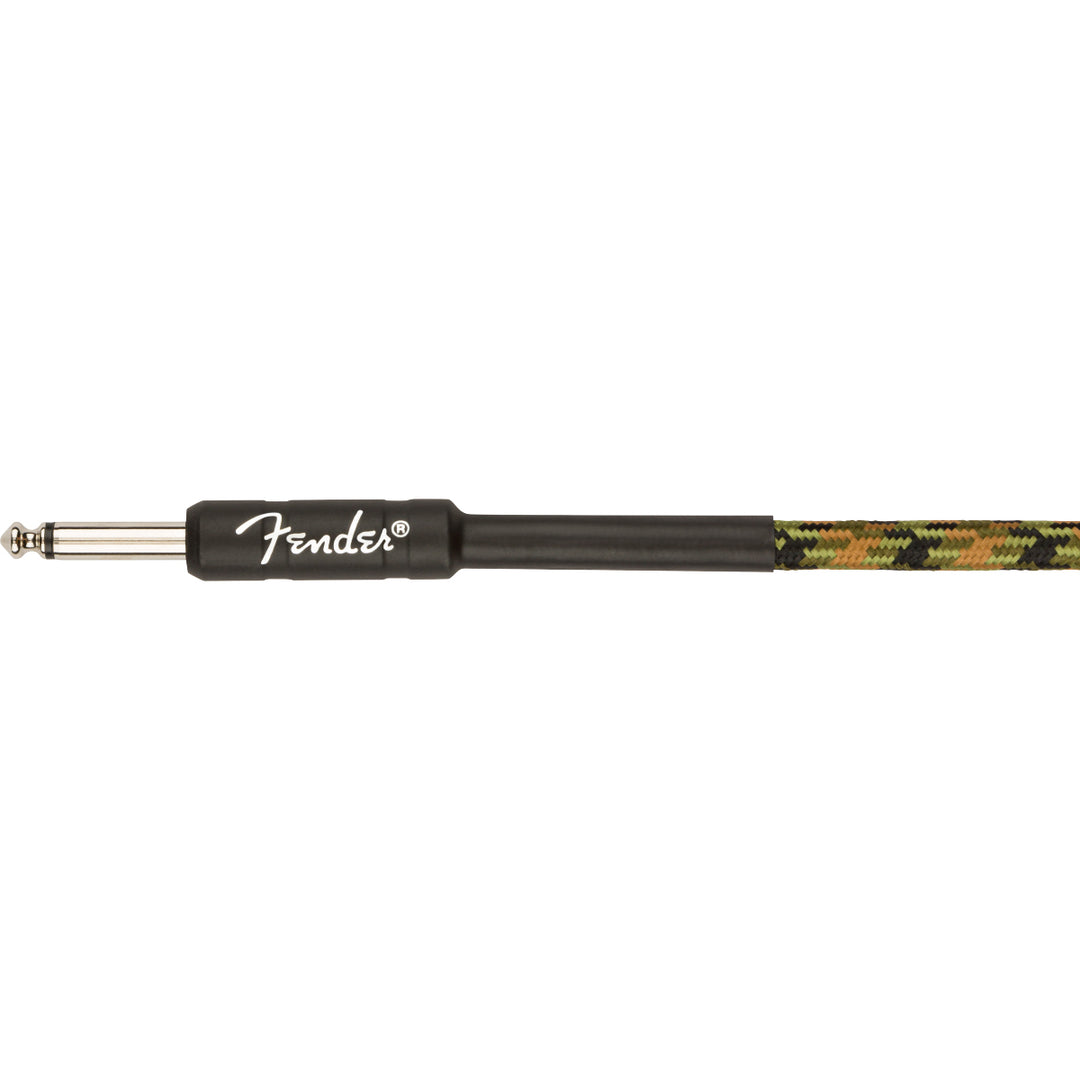 Fender Professional Series Instrument Cable 10 Straight/Straight - Woodland Camo