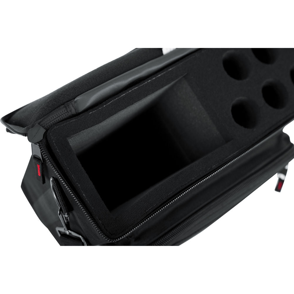 Gator GM-5W Deluxe Bag for Wireless Microphone System with 5x Mics