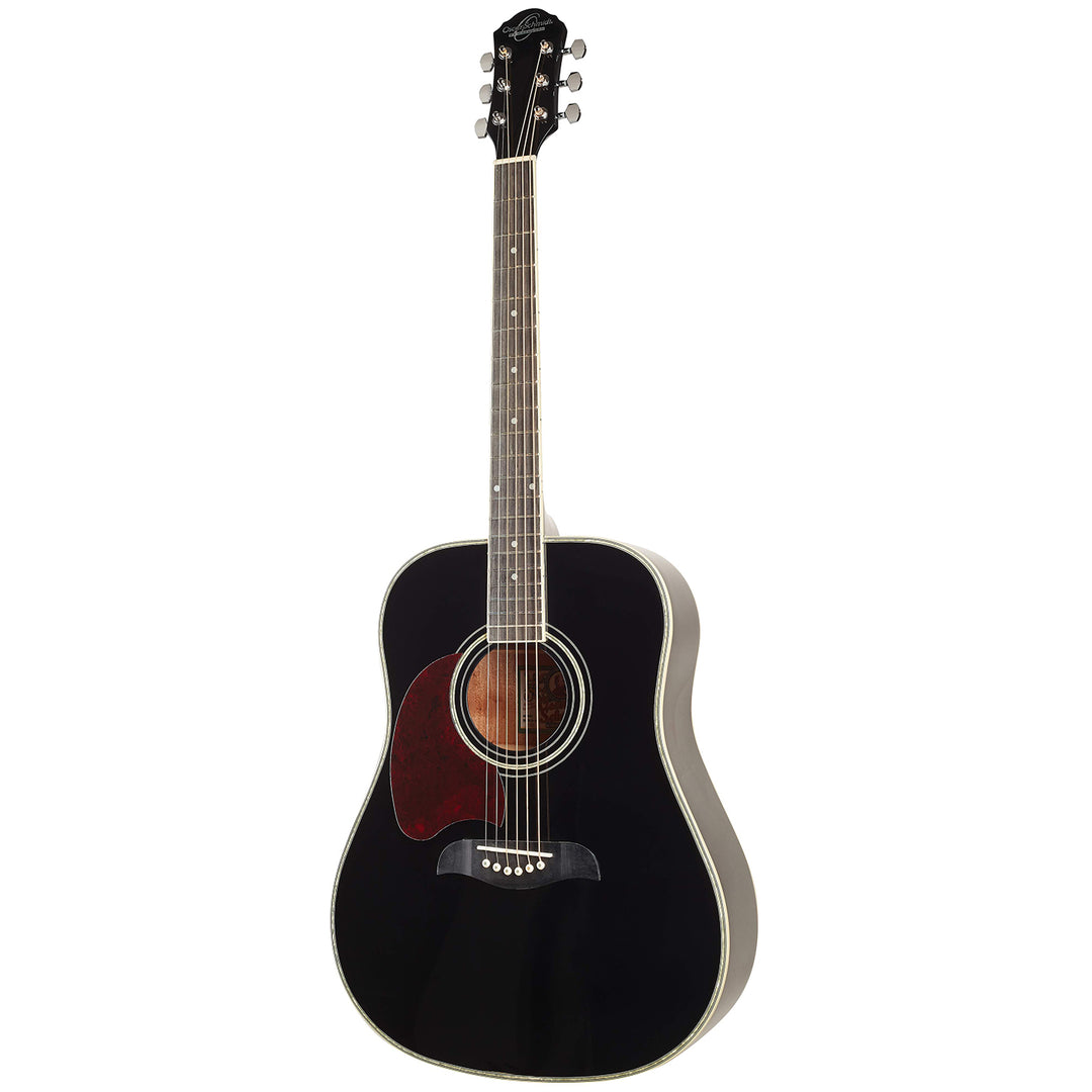 Oscar Schmidt OG2BLH-A Acoustic Guitar Lefty Dreadnought Black