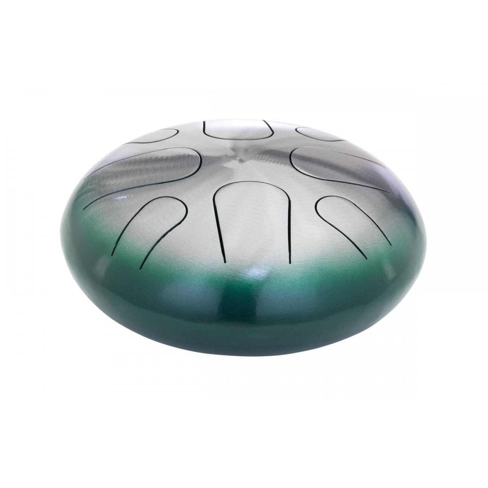 Pearl Awakening Series PMTD8AM689  8-Note Minor Metal Tongue Drum 10" Green Burst Color