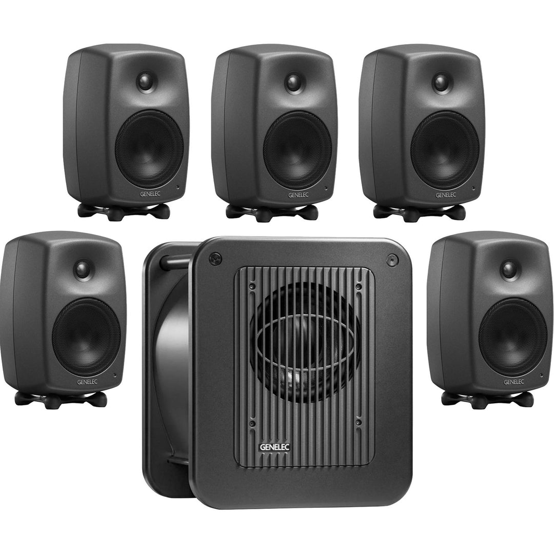 Genelec 8030-BROADCAST-PAK 5.1 Surround Sound Package with 5x8030CPM & 1x7050CPM - Music City Canada