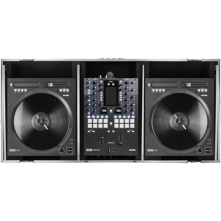 Odyssey FZGSPRA1272W DJ Coffin Case for Rane Seventy-Two & Rain Twelve Mixers - Silver and Black