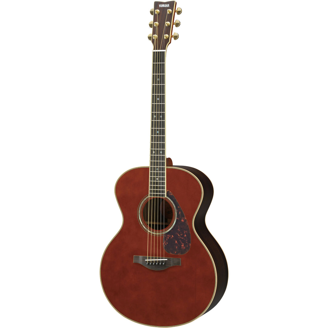 Yamaha LJ16ARE DT Medium Jumbo 6-String RH Acoustic Electric Guitar with Hard Bag-Dark Tinted
