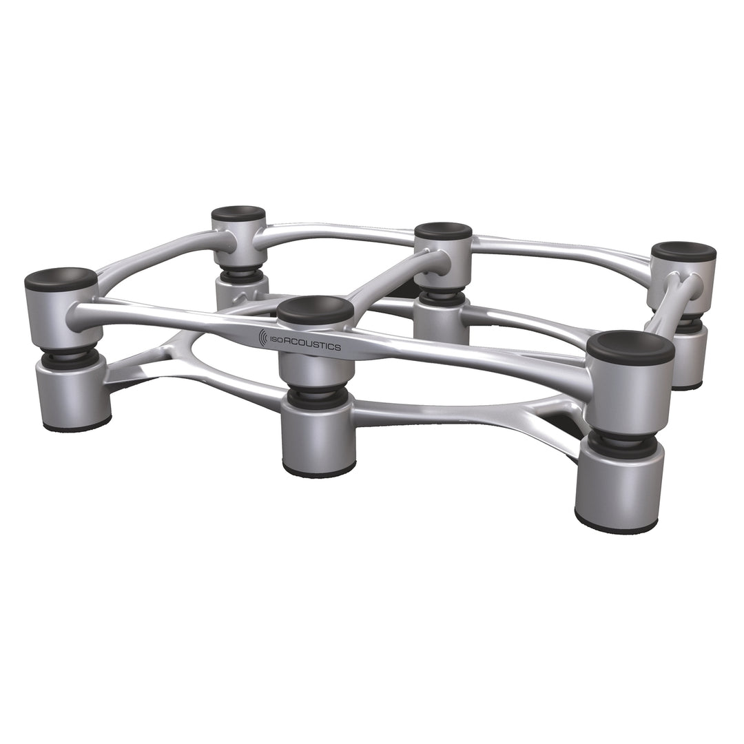 IsoAcoustics Aperta 300 Aluminum Acoustic Isolation Speaker Stand (Each, Silver)