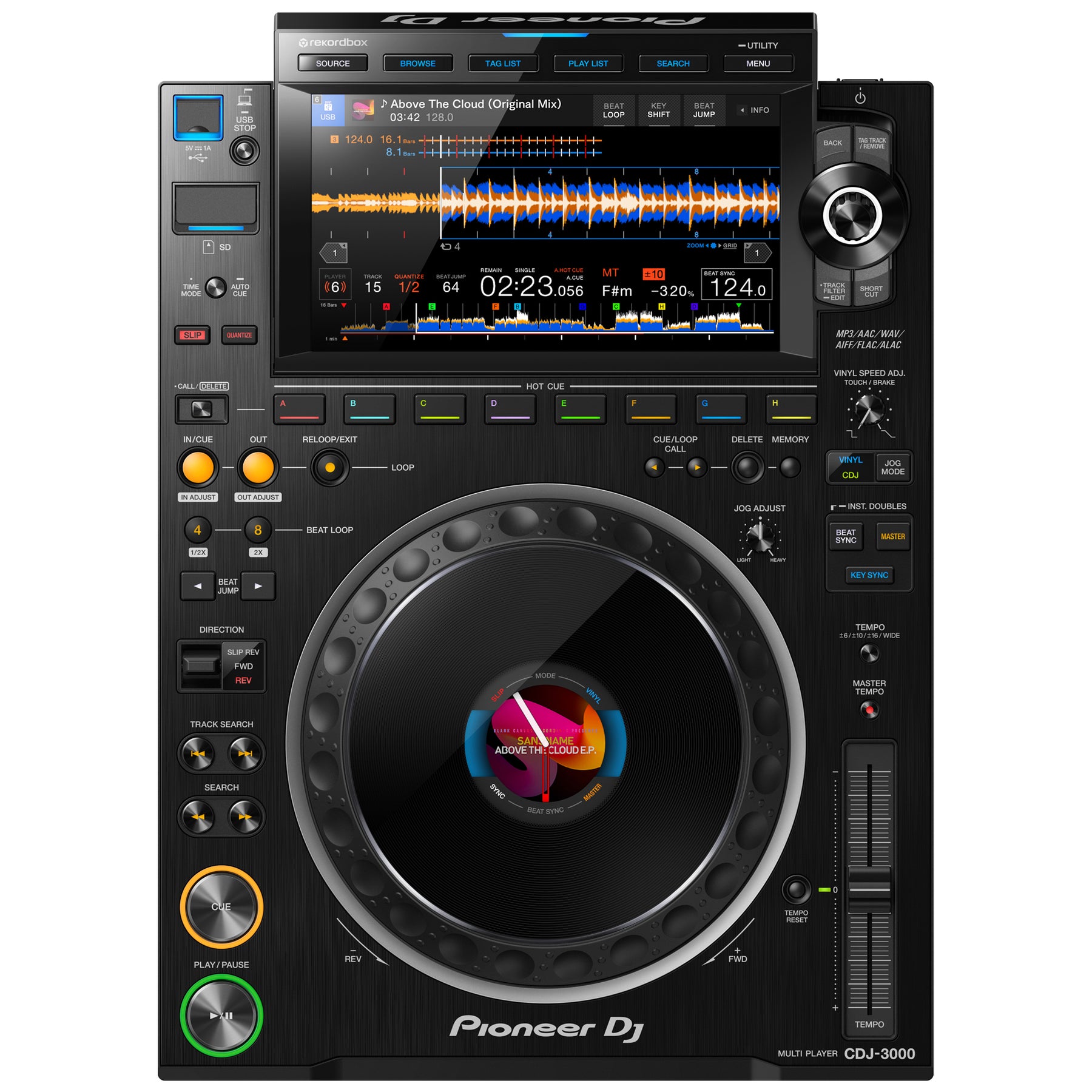 Pioneer DJ CDJ-3000 Performance DJ Player - Black – Music City 