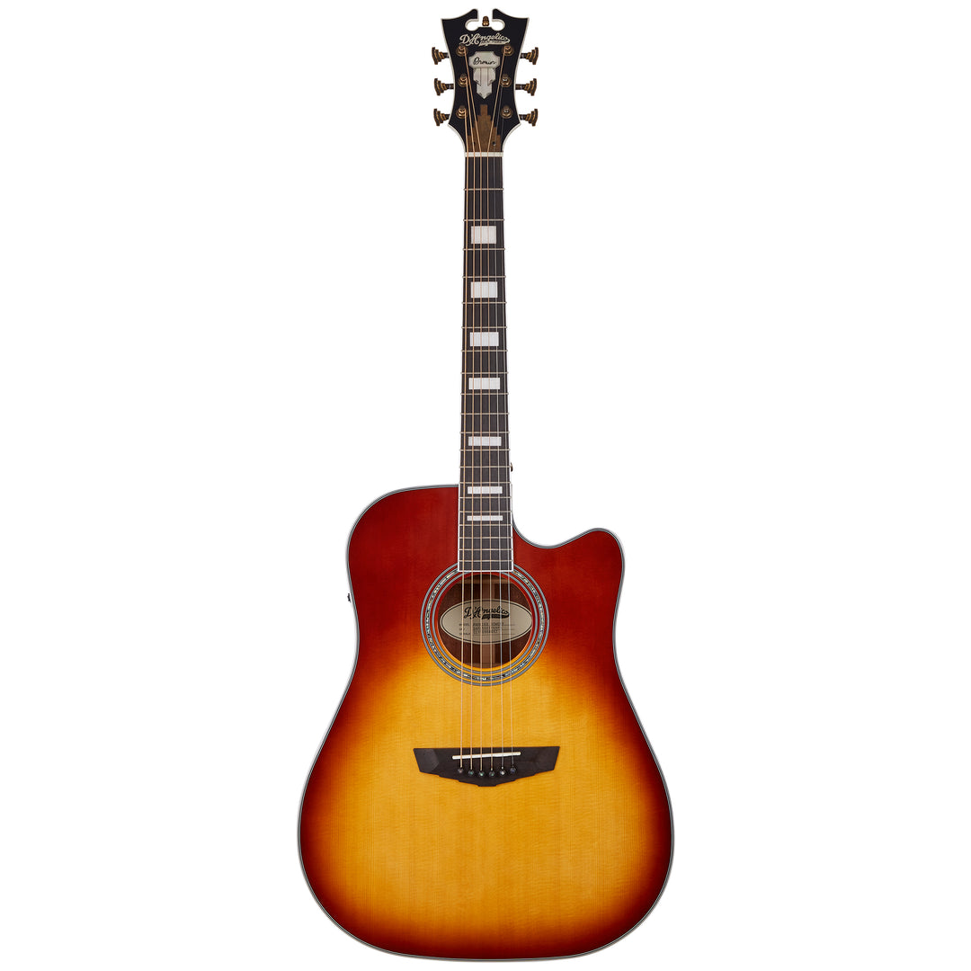 D'Angelico Premier Bowery Acoustic Guitar - Iced Tea Burst