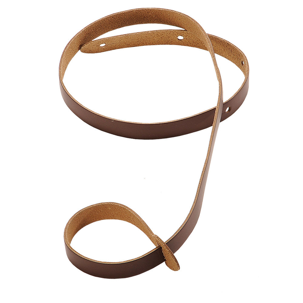 Levy's M19-BRN Chrome Tan Leather Mandolin Straps