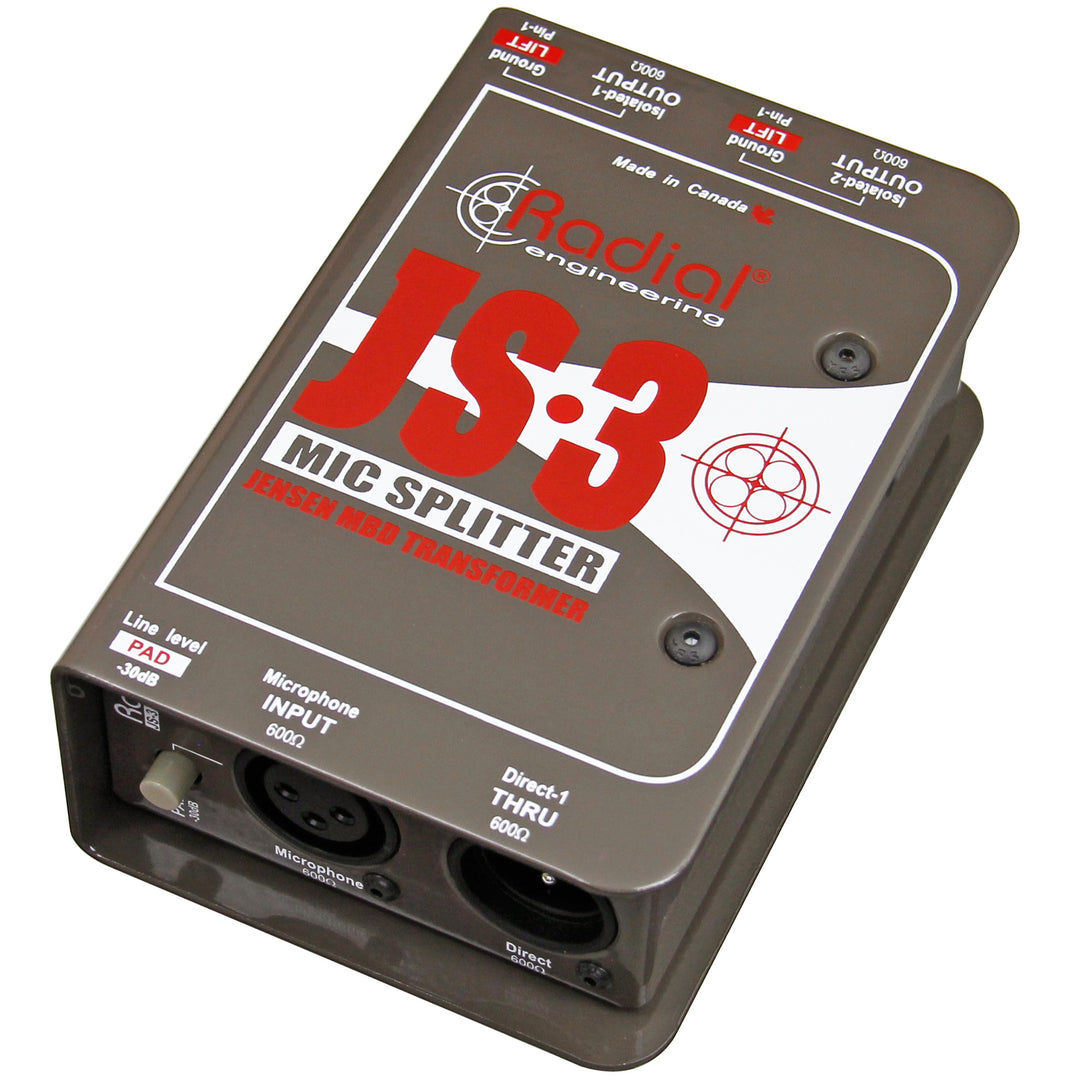 Radial JS-3 - Three-Way Microphone Signal Splitter