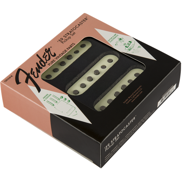 Fender Pure Vintage '59 Strat Pickup Set - Vintage White