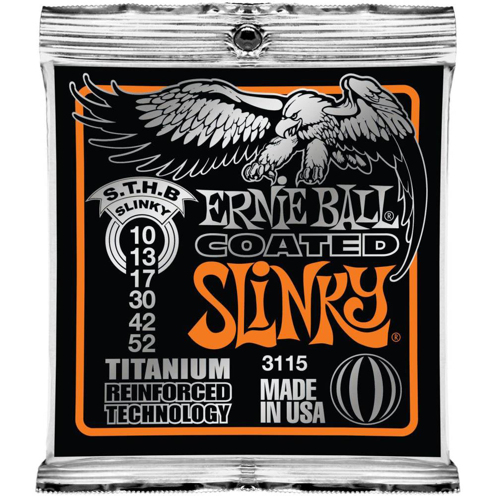 Ernie Ball 3115EB COAT SLINKY SKN TP HVY BOT 10-52