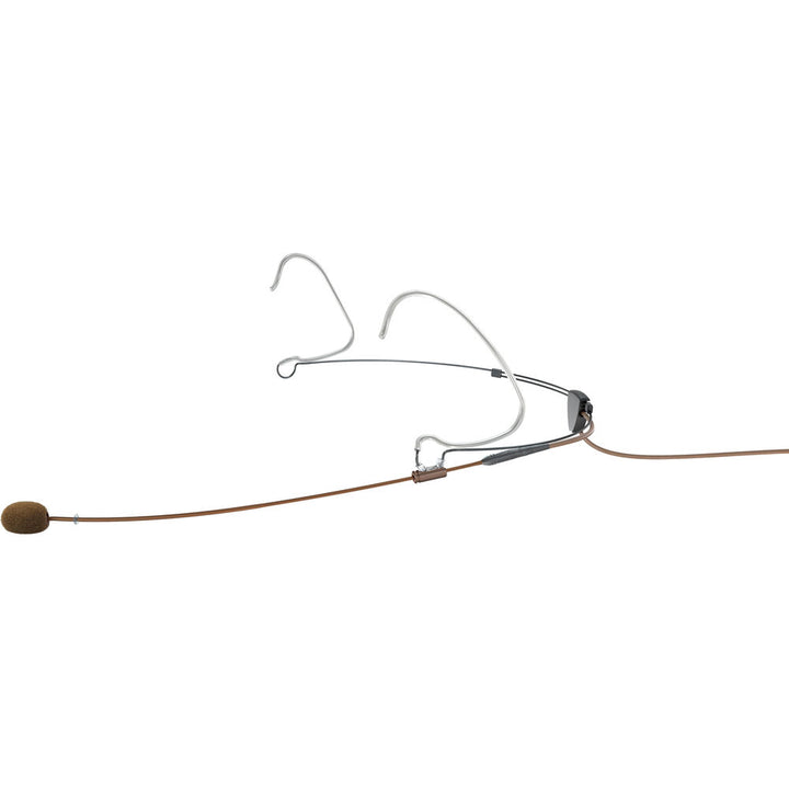 DPA Microphones 4488 CORE Cardioid Headset Microphone w/ TA4F Adapter for Shure Transmitters - Brown