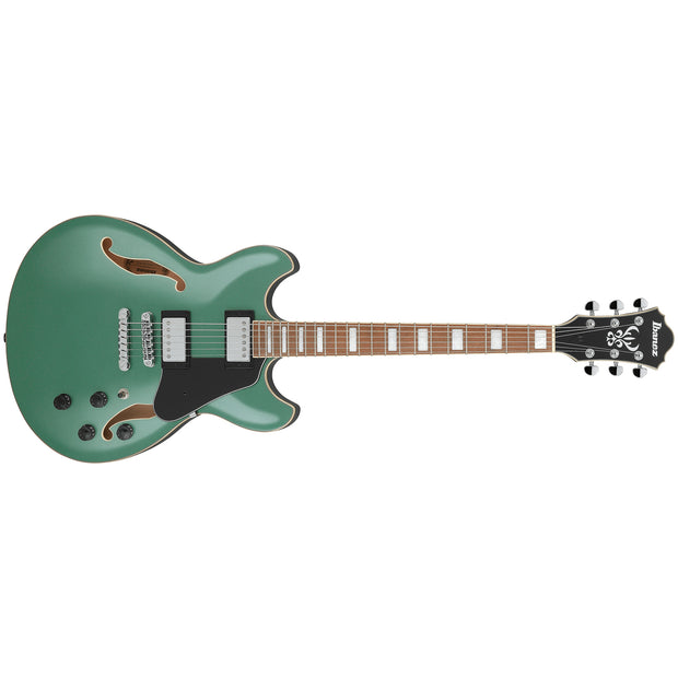 Ibanez AS73 AS Artcore Linden Hollow Body Electric Guitar - Olive Metallic