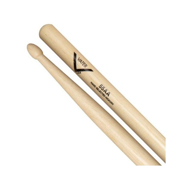 Vater VH55AA - Vater American Hickory 55A Wood Tip Drumsticks