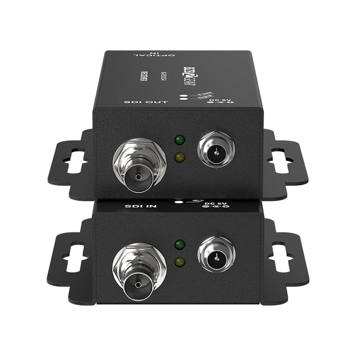 BZBGEAR - 12G/6G/3G/HD/SD-SDI over Single mode SFP-type Fiber Optic Extender