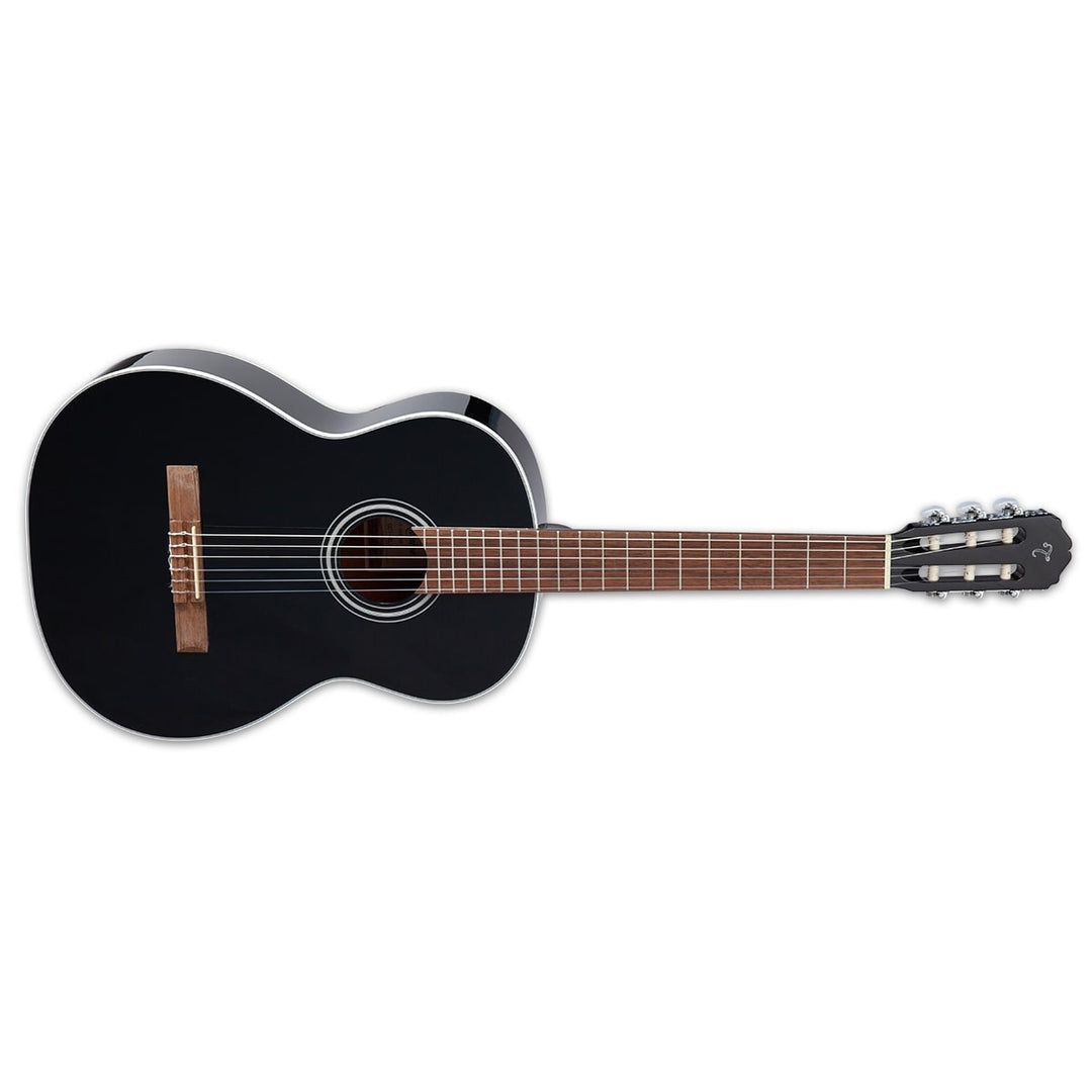 Takamine GC2-BLK Spruce Top Mahogany Neck Acoustic Guitar, Gloss Black