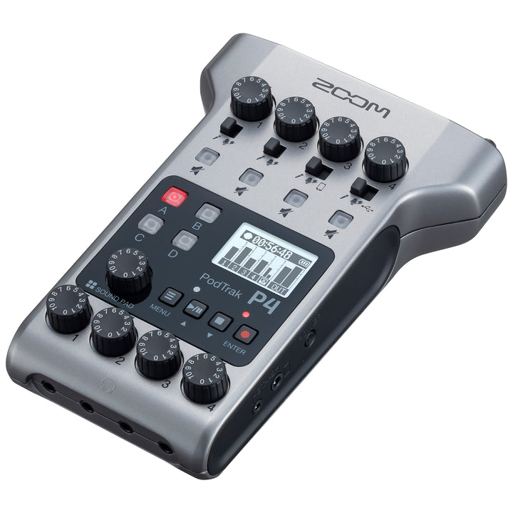 Zoom PodTrak P4 Recorder for Podcasting