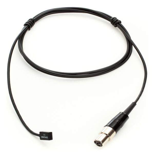 Shure WL93 Miniature Lavalier Microphone Black 6-Foot