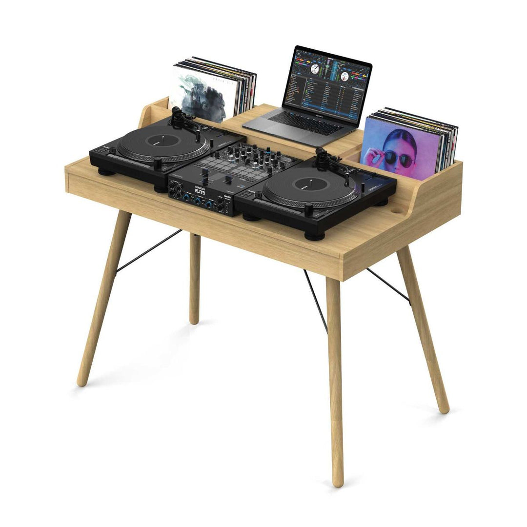 Glorious Vintage Music Station Hybrid Combo DJ Table / Studio Workstation