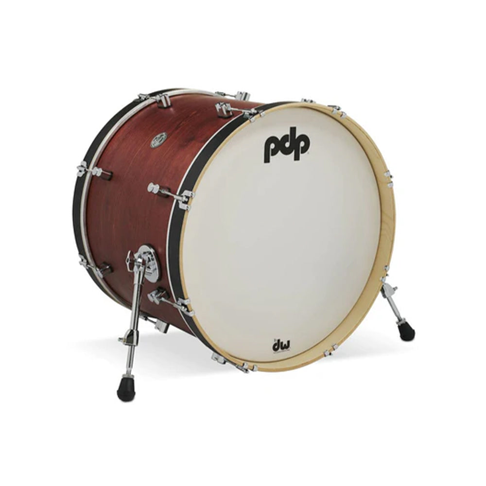 PDP Concept Maple Classic 14x26 Bass Drum (No BDM) - Ox Blood Stain