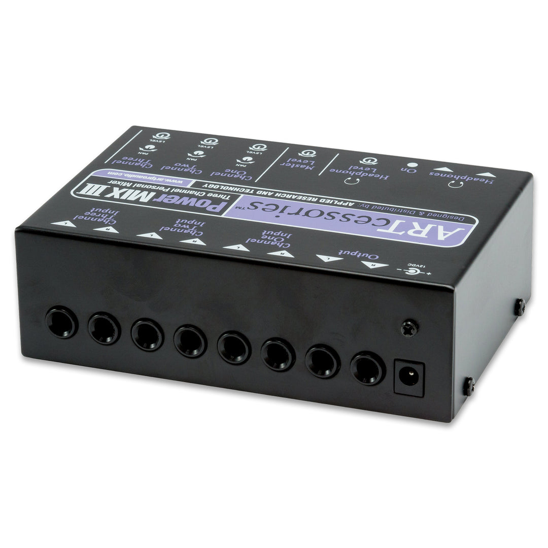 ART PowerMIX III 3-Channel Personal Stereo Mixer
