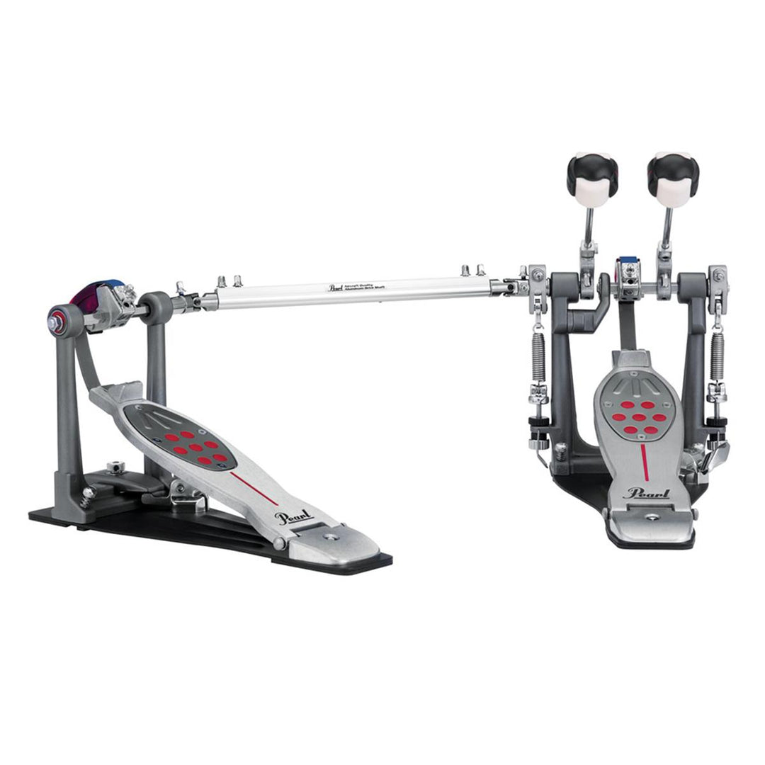 Pearl P-2052C Eliminator Twin Pedal, Chain Drive, w/Case