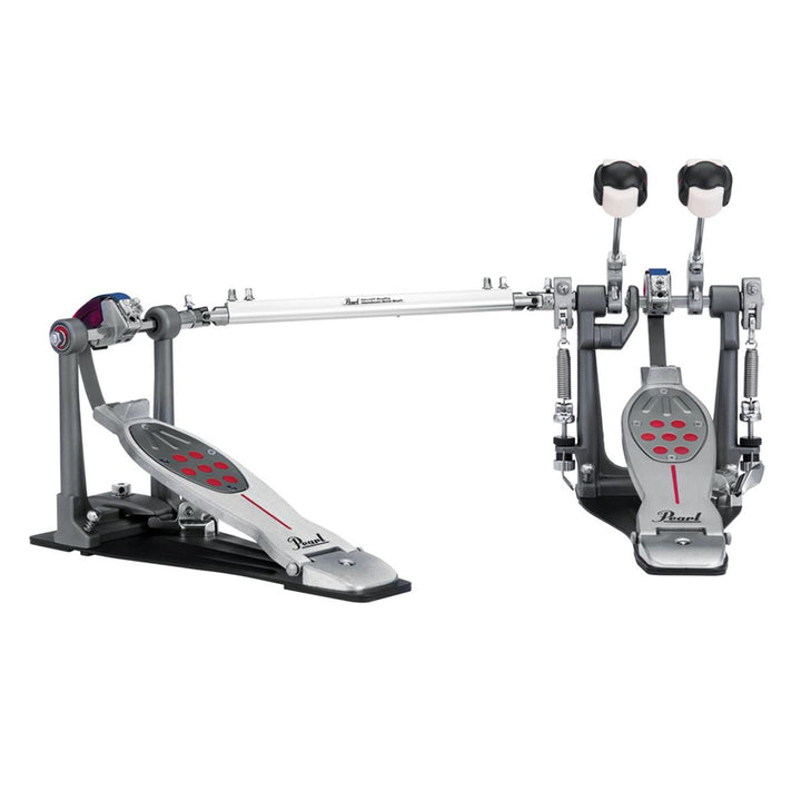 Pearl P-2052C Eliminator Twin Pedal, Chain Drive, w/Case