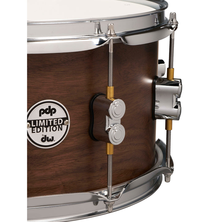 PDP Concept Series Maple Hybrid Limited Edition “EXT-PLY” 6.5x14 Snare Drum w/ Chrome Hardware - Walnut Natural Satin
