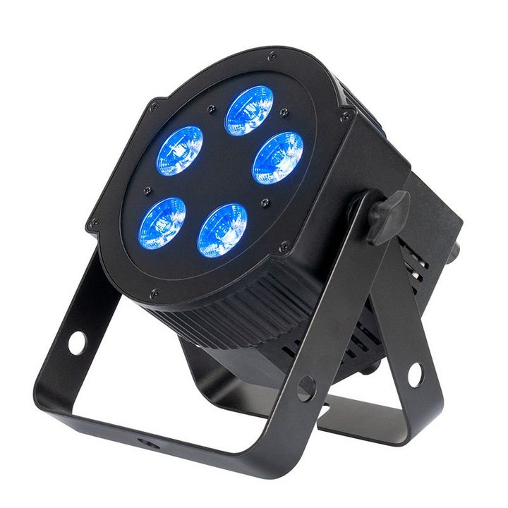 ADJ 5PX HEX Low Profile Par Fixture with 5x10W RGBAW+UV LED