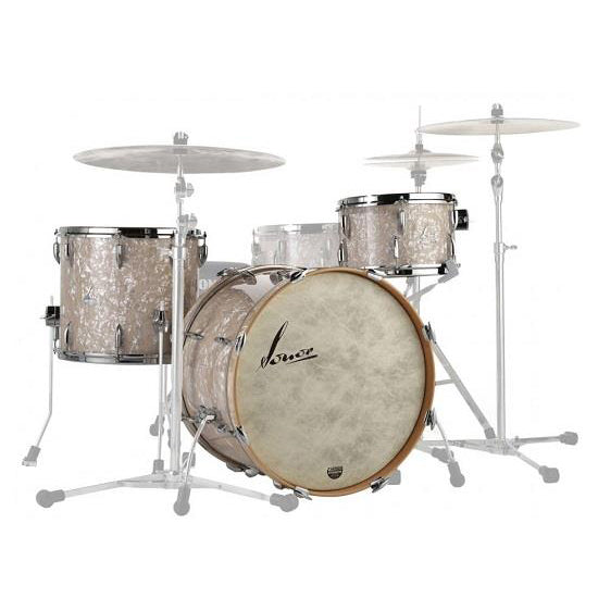 Sonor Vintage Series 3-Piece Shell Pack Drum Kit w/ 22" Bass Drum & Mount - Vintage Pearl