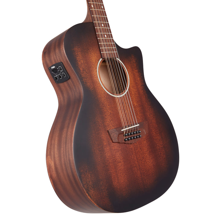 D’Angelico Premier Fulton LS 12-String Acoustic Guitar - Aged Mahogany