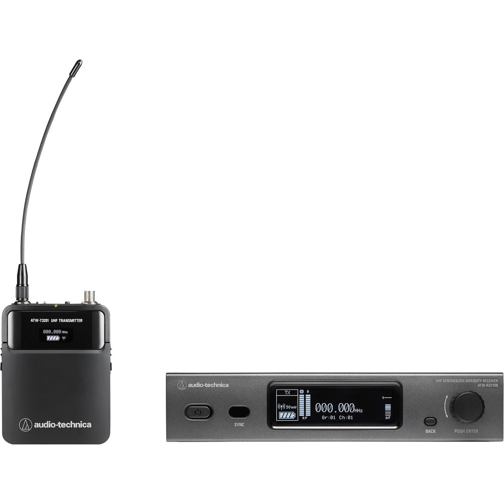 Audio-Technica ATW3211N 3000 Series Network Wireless System 470-530 MHz - Bodypack Transmitter Only