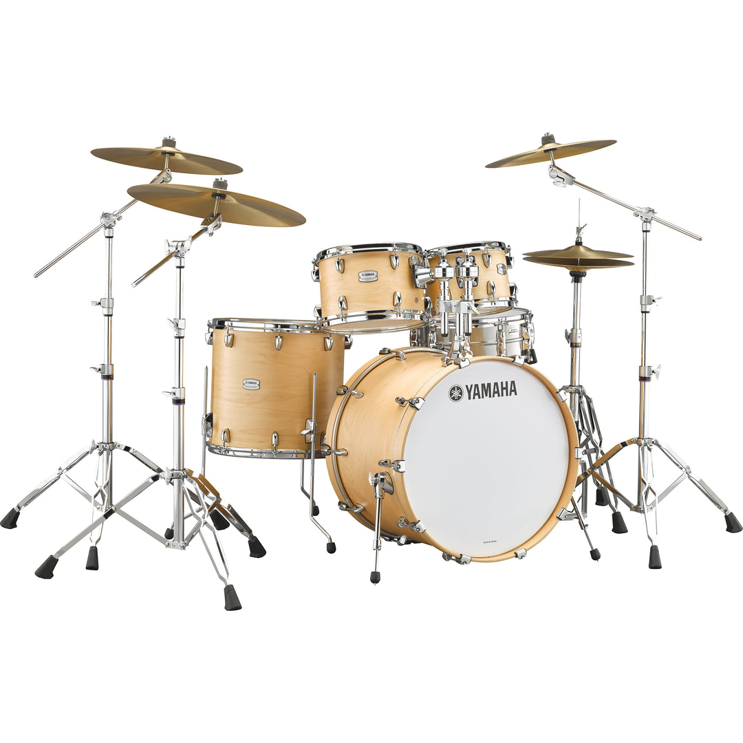 Yamaha Tour Custom Maple 5-Piece Shell Pack 20” Bass Drum w/ Snare - Butterscotch Satin