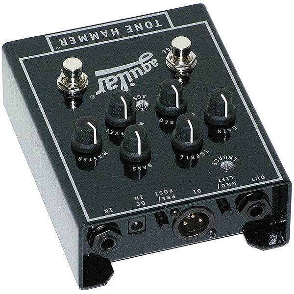 aguilar tone hammer pedal Aguilar Tone Hammer Bass Guitar Preamp DI Stomp Box Pedal – Music City Canada