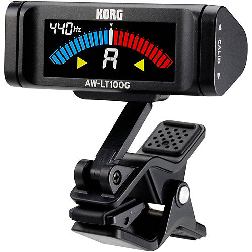 Korg AWLT100G Chromatic Clip-On Tuner for Guitar - Black