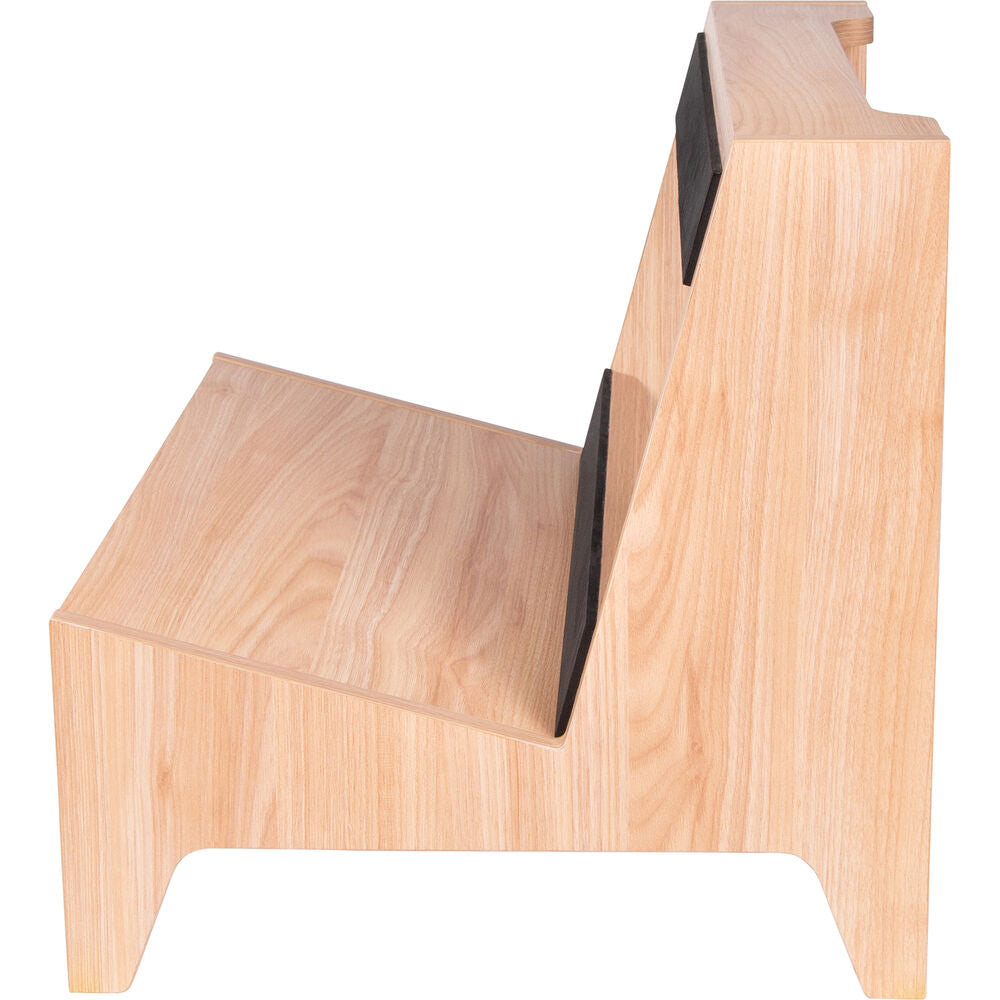 Gator Frameworks Elite Series Large Combo Guitar Amp Stand - Natural Maple Matte