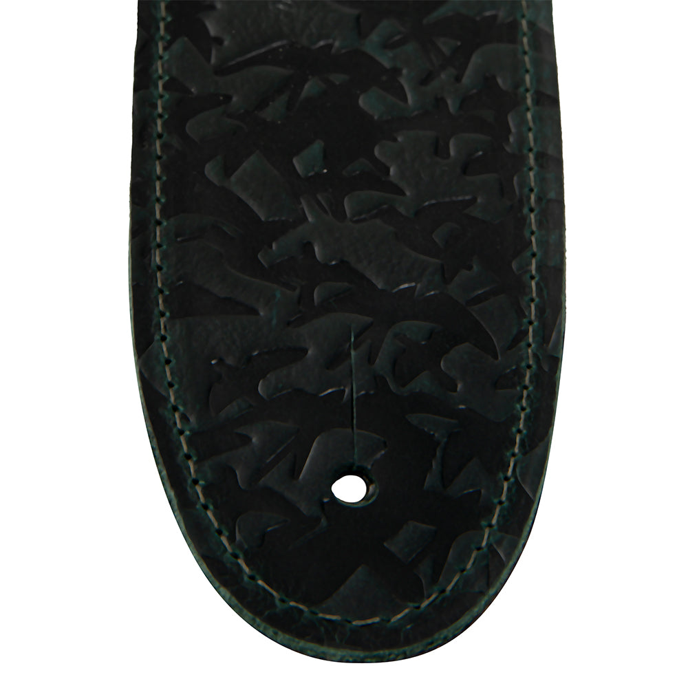PRS 2.5" Leather Bird Swarm Strap, Green