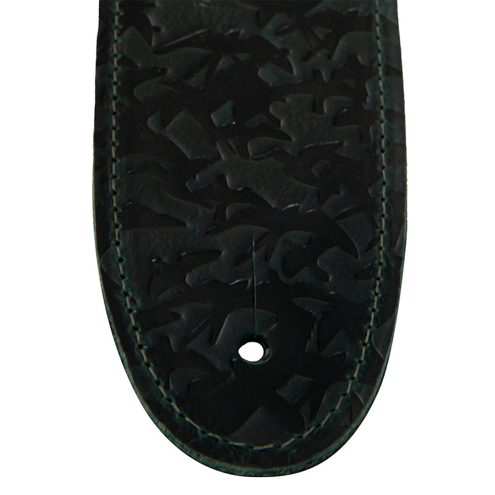 PRS 2.5" Leather Bird Swarm Strap, Green