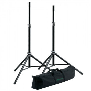 K&M 21449 Speaker Stand Package (2 Stands and Bag)