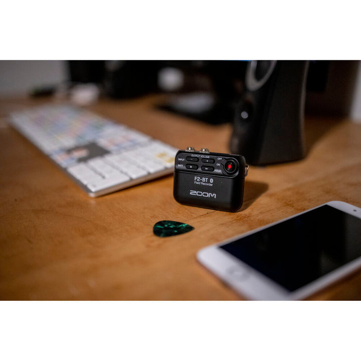 Zoom F2-BT Ultracompact Bluetooth-Enabled Portable Field Recorder with Lavalier Microphone