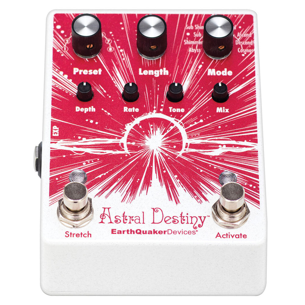 Earthquaker Devices Astral Destiny Octal Octave Reverberation Odyssey Guitar Pedal