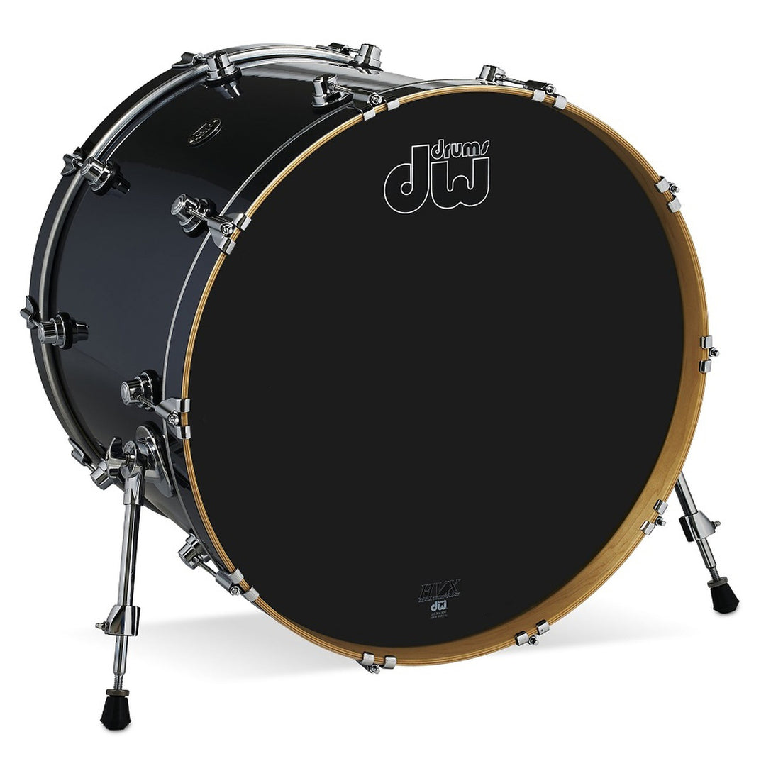 DW Performance Series Bass Drum 18x24 Finish Ply - Chrome Shadow
