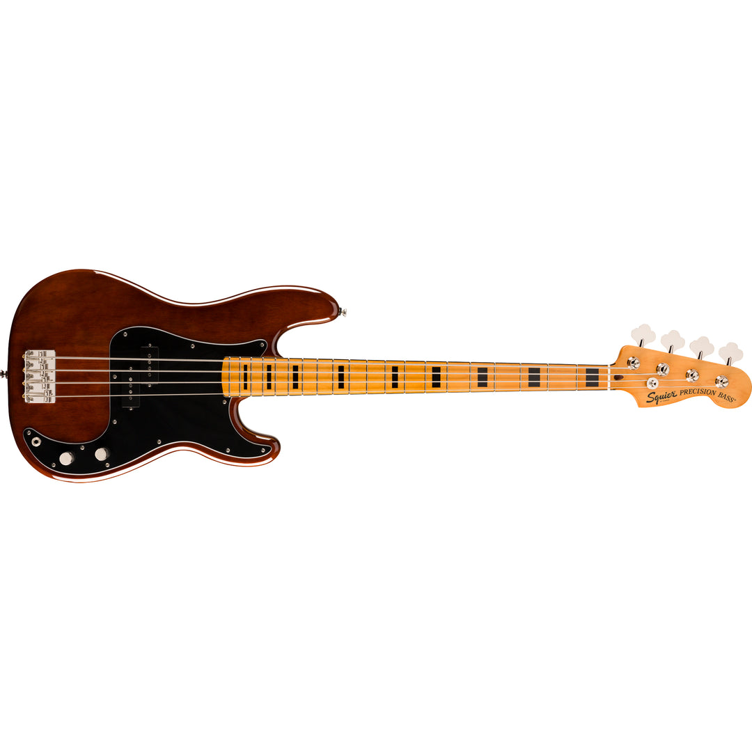 Squier Classic Vibe '70s Precision Bass Maple Fingerboard Electric Bass Guitar - Walnut