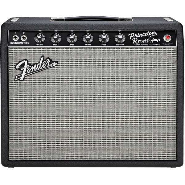 Fender '65 Princeton Reverb Guitar Combo Amplifier - Black & Silver