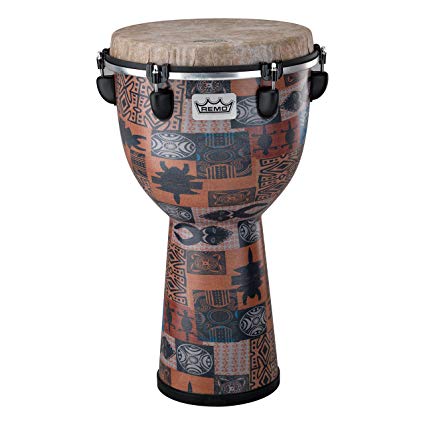 Remo DJ-6112-56 - 12''x22'' Djembe, Apex, Orange kinte Designer Series