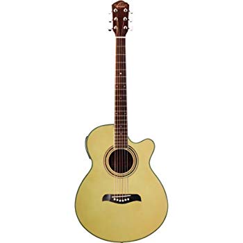Oscar Schmidt OG10CEN-A Acoustic Guitar Concert Size Thin Body Natural